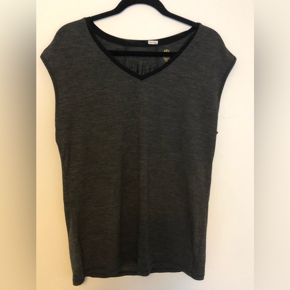 Gaiam, Charcoal Grey, size Medium Sleeveless T-shirt